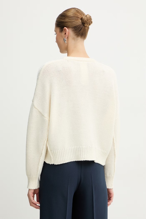 Odzież MAX&Co. sweter z dodatkiem wełny MCOZUPPA 2616361011200 beżowy
