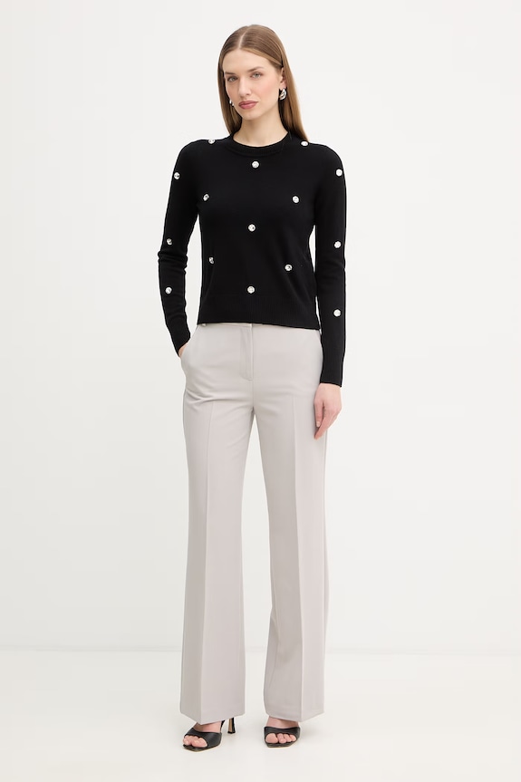 MAX&Co. sweter z dodatkiem wełny MCOPATTINO 2616361021200 czarny SS26