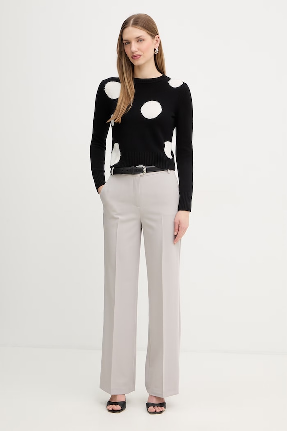 MAX&Co. sweter z dodatkiem wełny MCOSANSA 2616361031200 czarny SS26