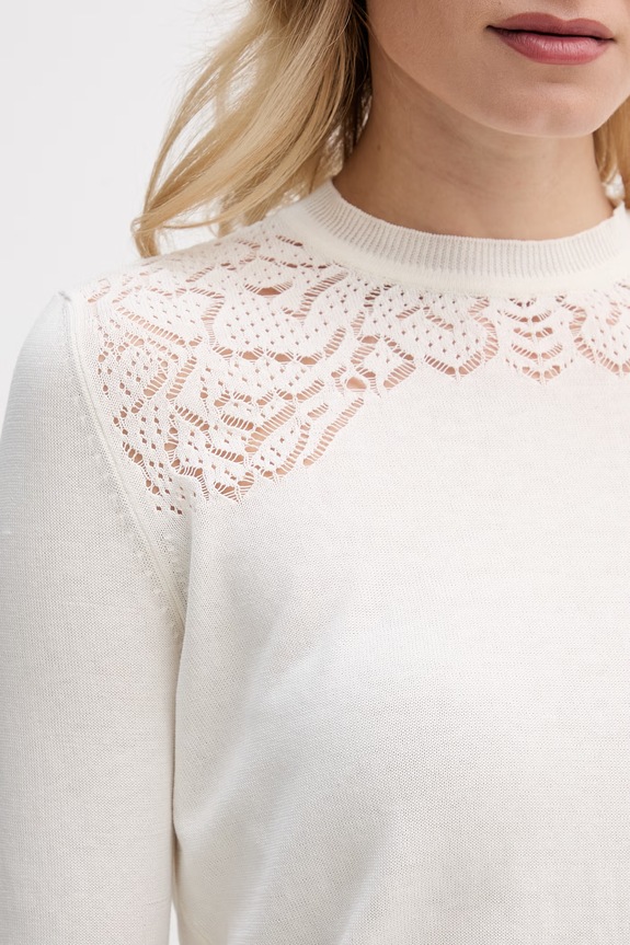 Max&Co. sweter damski bawełniany MCONATALE 2616361033200 beżowy