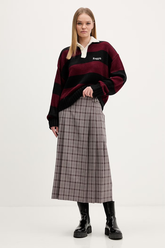 The Ragged Priest sweter RPHL251059KW bordowy SS26