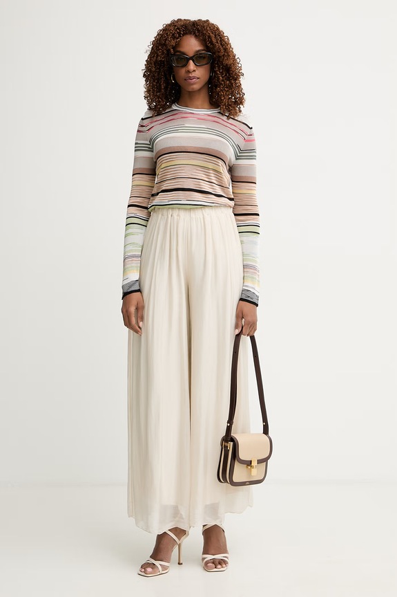 Missoni pulover pentru femei, din vâscoză DS26SN0U.BK01H0 bej SS26