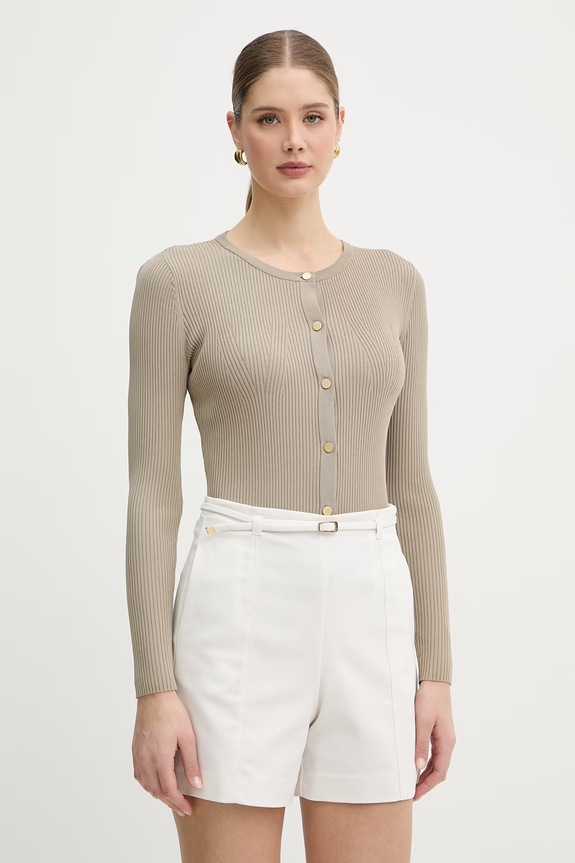 Armani Exchange Kardigán női viszkózzal bézs XW001899.AF10352