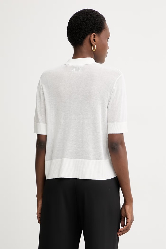 Îmbrăcăminte Armani Exchange cardigan pentru femei, cu vâscoză XW001911.AF21575 bej