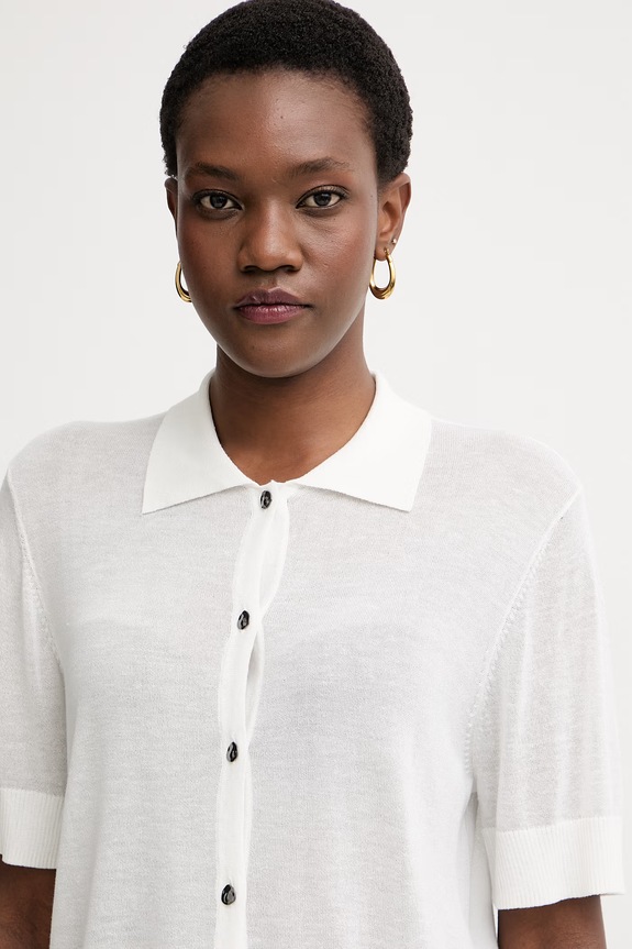 Armani Exchange cardigan pentru femei, cu vâscoză bej XW001911.AF21575