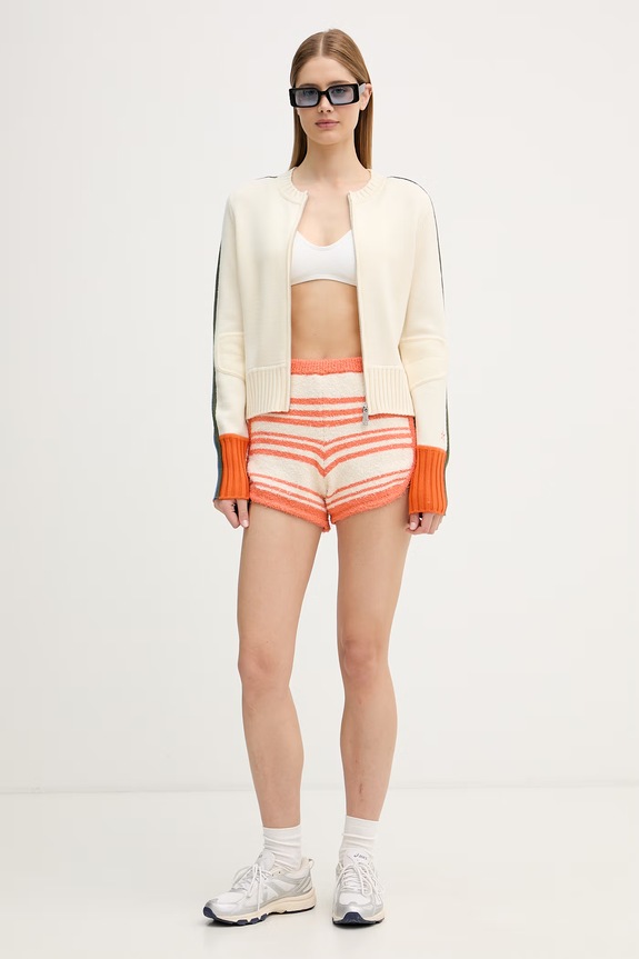 Perfect Moment πουλόβερ με κουμπιά γυναικείο από μαλλί μερινό Camille W3001363 μπεζ SS26