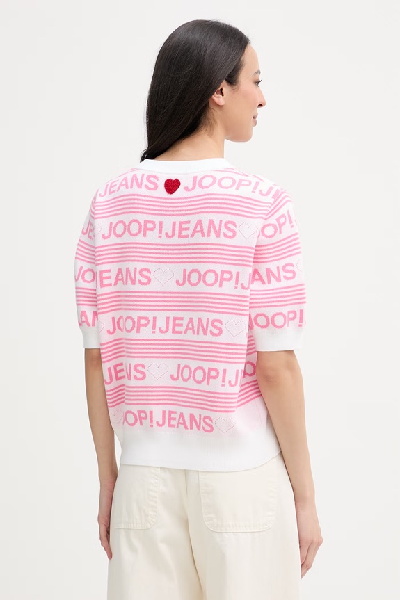 Îmbrăcăminte Joop! tricou tricotat pentru femei, din bumbac 30102055 alb