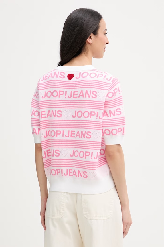 Îmbrăcăminte Joop! tricou tricotat pentru femei, din bumbac 30102055 alb