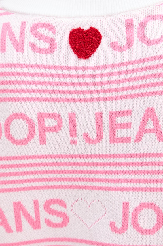 Joop! tricou tricotat pentru femei, din bumbac 30102055 alb