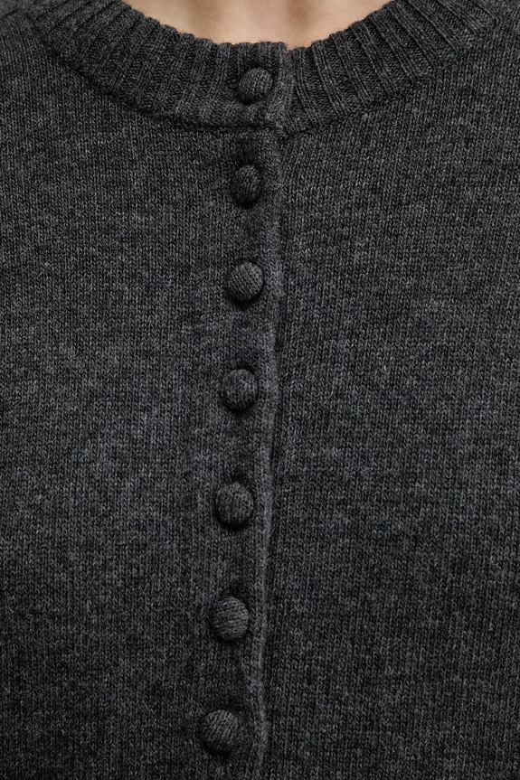 rag & bone cardigan pentru femei, cu amestec de lână Wallace RG5I25H6MWC gri