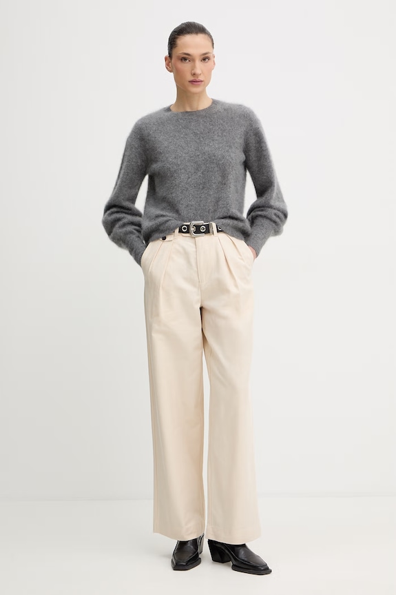AllSaints pulover de casmir W119KD gri SS26