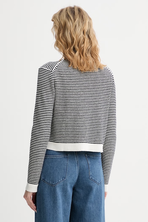 Odzież Karl Lagerfeld kardigan damski IKON B2W18015 czarny