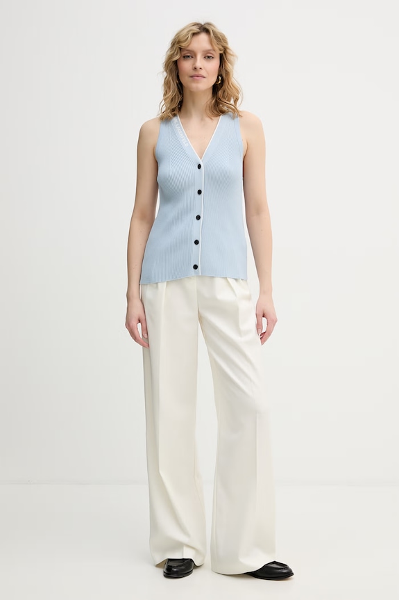 Karl Lagerfeld kamizelka damska B2W18014 niebieski SS26