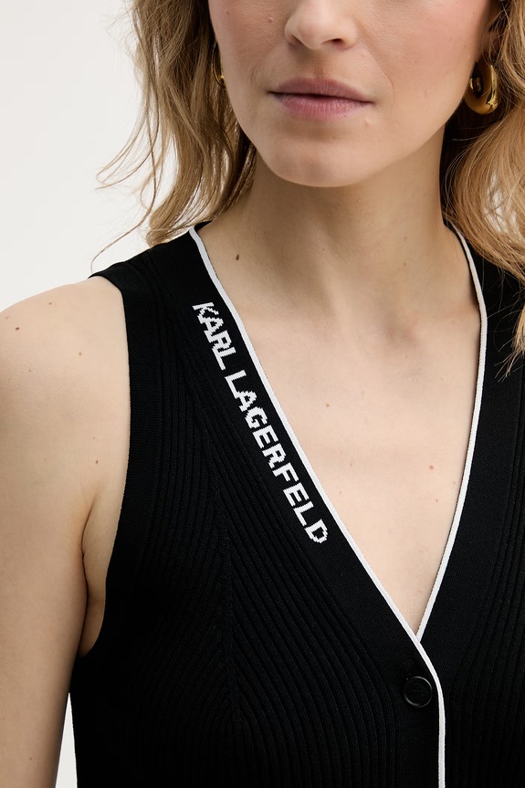 Karl Lagerfeld kamizelka damska B2W18014 czarny