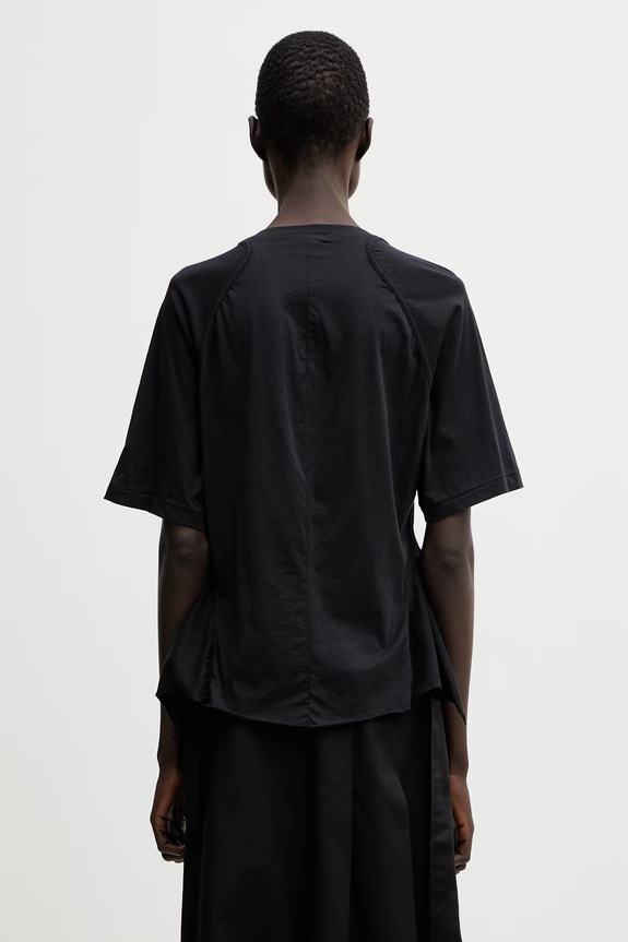 Odzież Undercover PULLOVER t-shirt bawełniany damski UP1F1805 czarny
