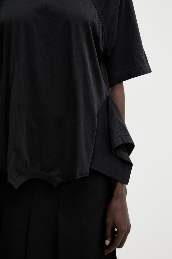 Undercover PULLOVER t-shirt bawełniany damski czarny UP1F1805