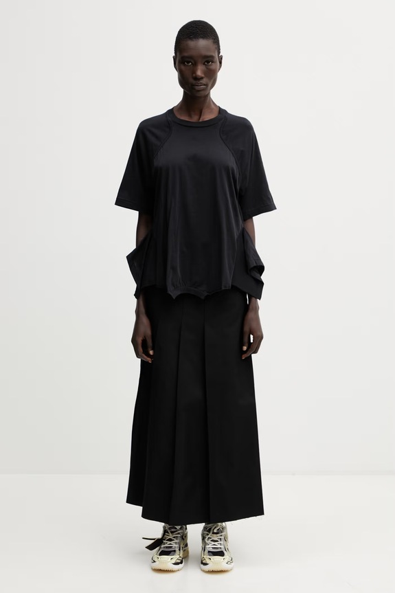 Undercover PULLOVER t-shirt bawełniany damski UP1F1805 czarny
