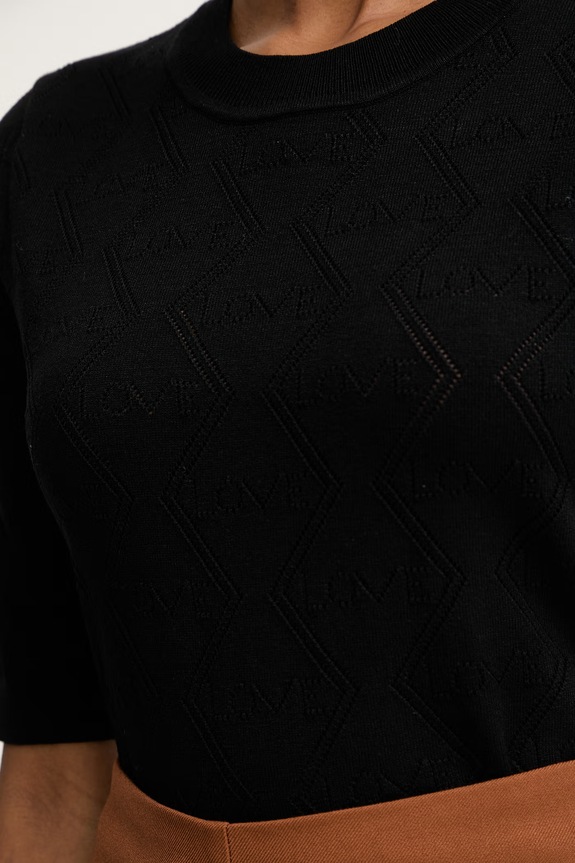 Morgan tricou tricotat de damă cu vâscoză 261.MIKA negru