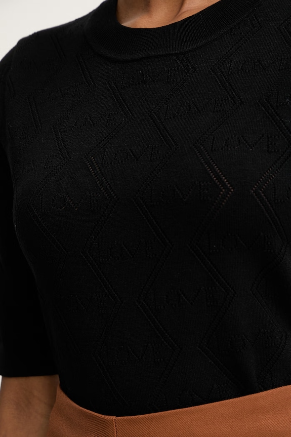 Morgan tricou tricotat de damă cu vâscoză 261.MIKA negru