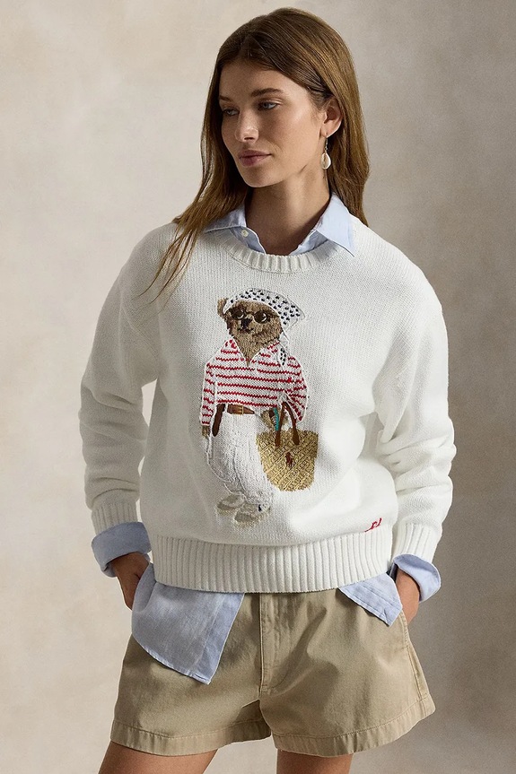 Polo Ralph Lauren pulover pentru femei, din bumbac 211A12723