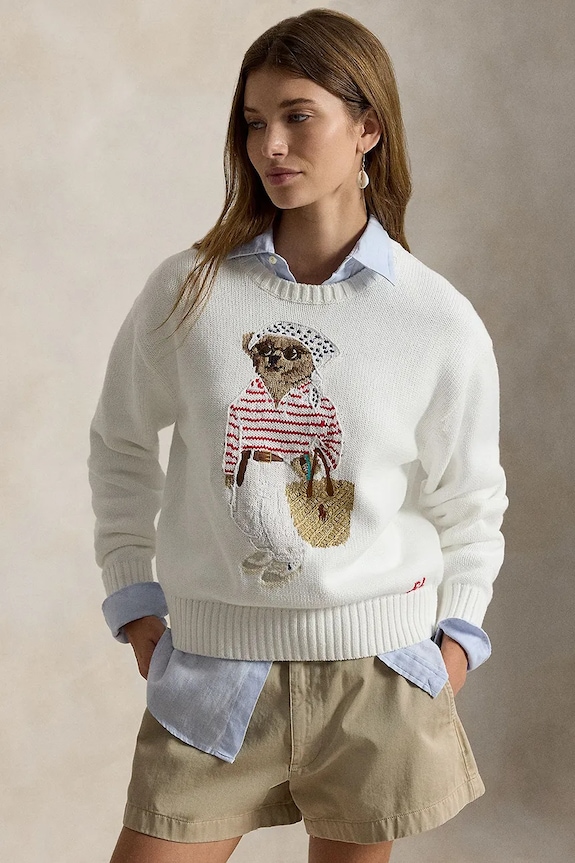 Polo Ralph Lauren pulover pentru femei, din bumbac 211A12723