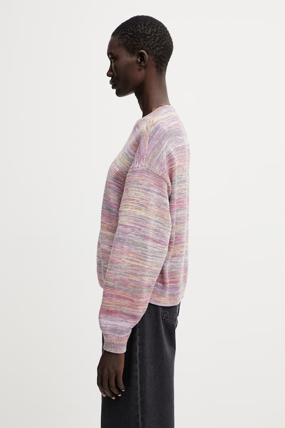 Carhartt WIP W' Keenan Sweater pulover din bumbac pentru femei I036172.3P0XX violet SS26
