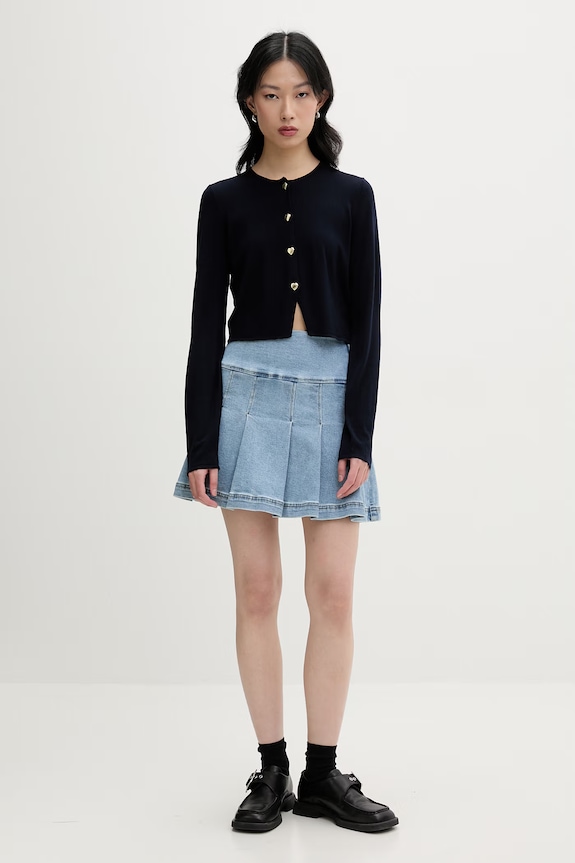 From Future cardigan pentru femei, din lână WPC03723 bleumarin SS26