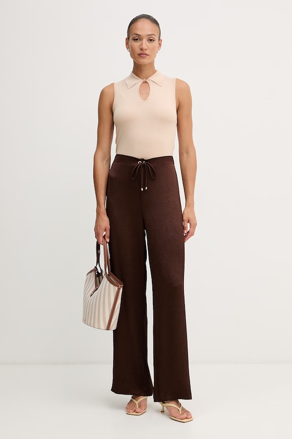 Sisley топ-светр жіночий з віскозою 1XQPL300I бежевий SS26