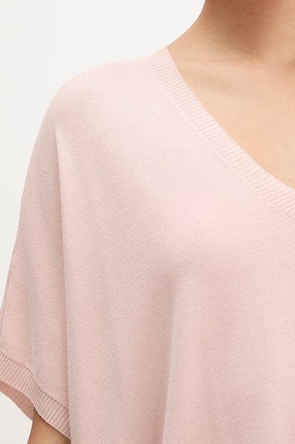 ViCOLO sweter damski z wiskozą 2AB2032 różowy