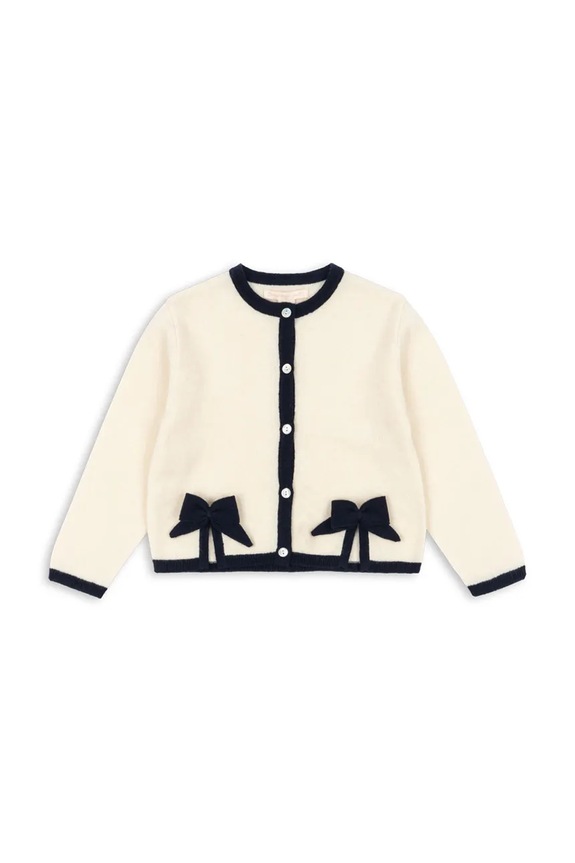 Παιδική μάλλινη ζακέτα Konges Sløjd ALETTE CARDIGAN KS104379.PreSpring μπεζ SS26
