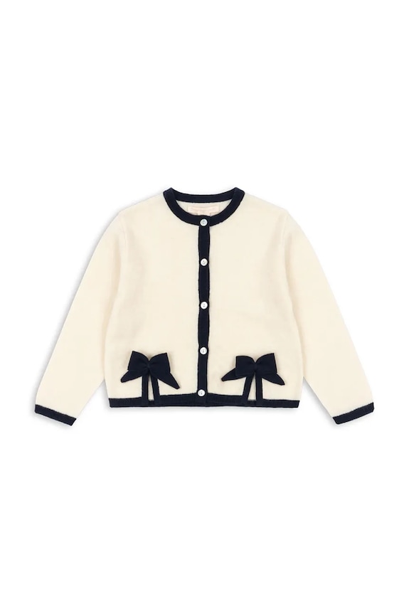 Παιδική μάλλινη ζακέτα Konges Sløjd ALETTE CARDIGAN KS104379.PreSpring μπεζ SS26