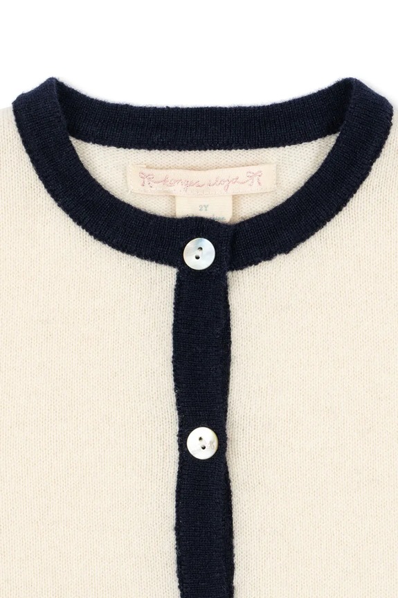 Παιδική μάλλινη ζακέτα Konges Sløjd ALETTE CARDIGAN μπεζ KS104379.PreSpring