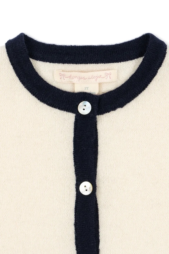 Παιδική μάλλινη ζακέτα Konges Sløjd ALETTE CARDIGAN μπεζ KS104379.PreSpring