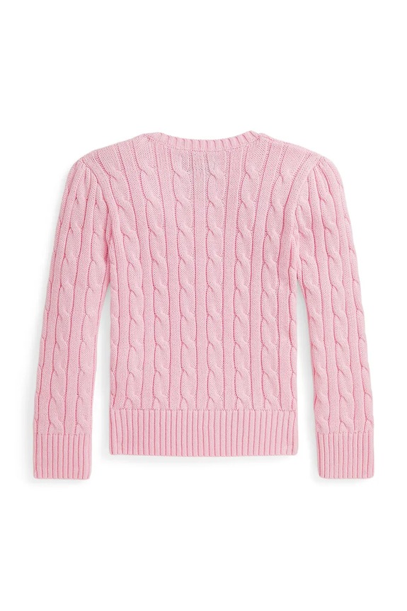 Дівчинка Дитячий бавовняний светр Polo Ralph Lauren 312901316010 рожевий