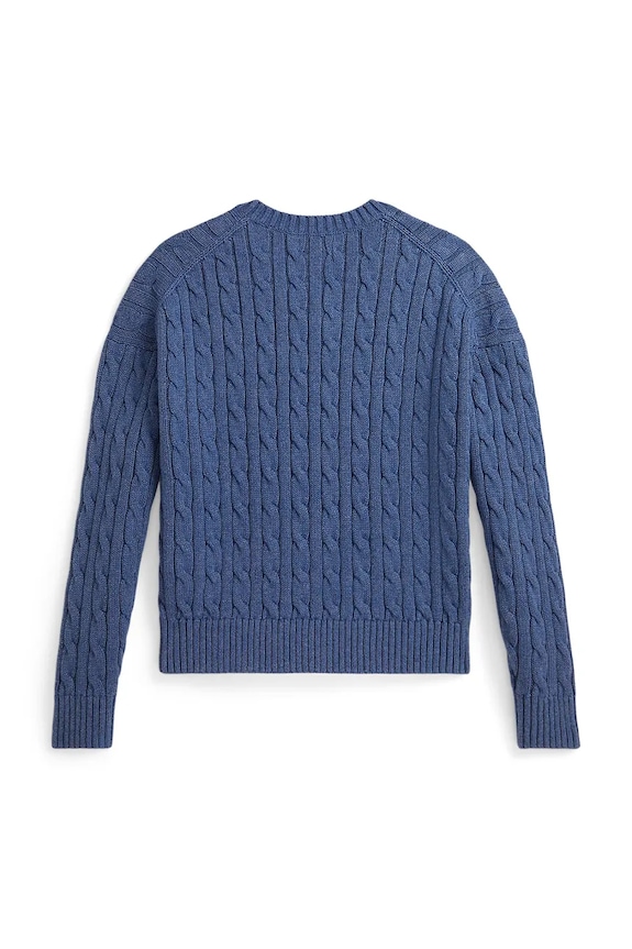 Polo Ralph Lauren pulover de bumbac pentru copii 313A11238002 albastru SS26