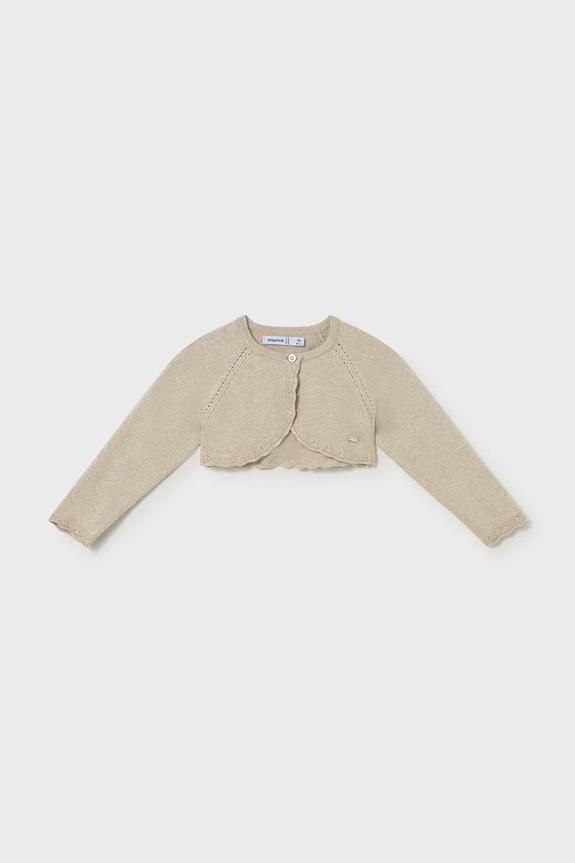 Mayoral cardigan per bambini medio spessore beige 306.4D.Baby.PPY2