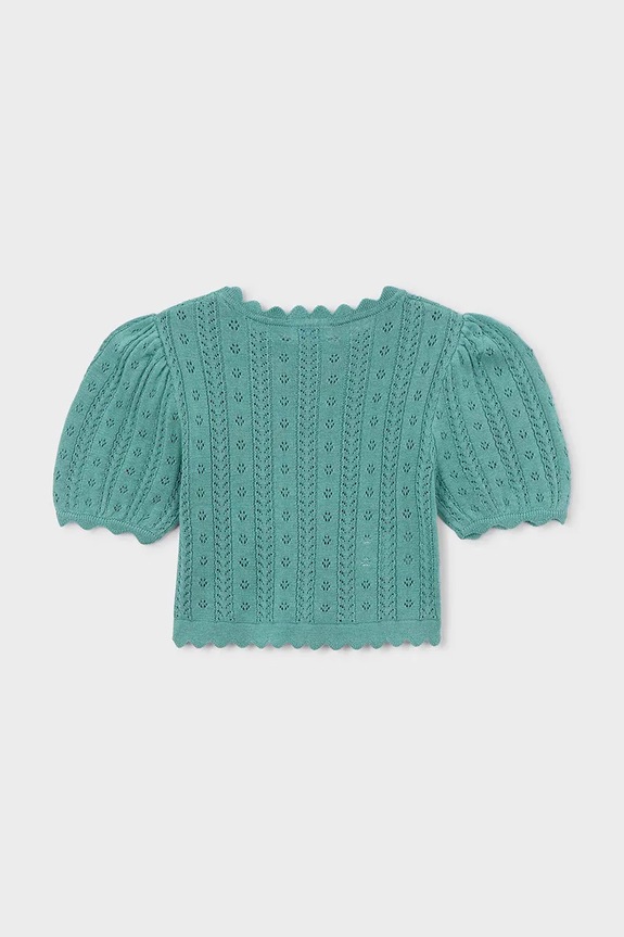Mayoral sweter dziecięcy 3003.6B.Mini.PPY2 turkusowy SS26