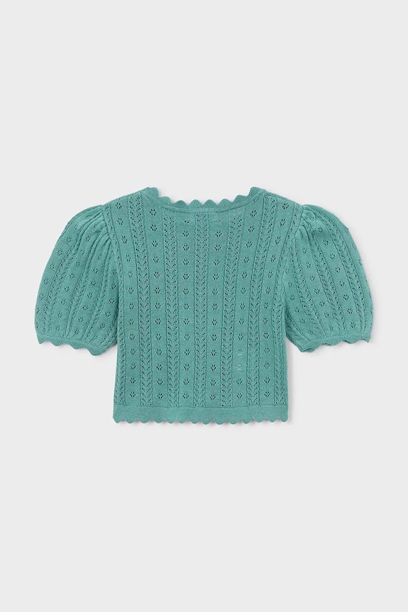 Mayoral sweter dziecięcy 3003.6B.Mini.PPY2 turkusowy SS26