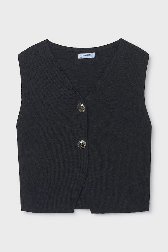 Mayoral vestă copii uni negru 6020.8A.Junior.PPY2