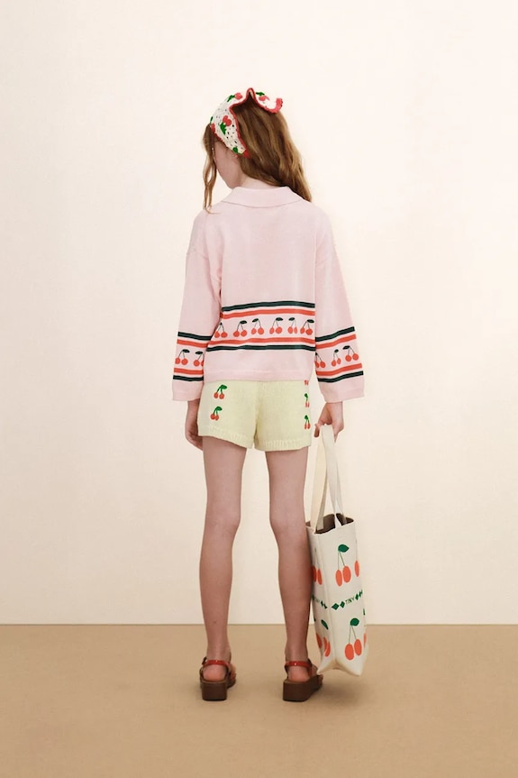 Tinycottons pulover de bumbac pentru copii CHERRIES SWEATER SS26.409