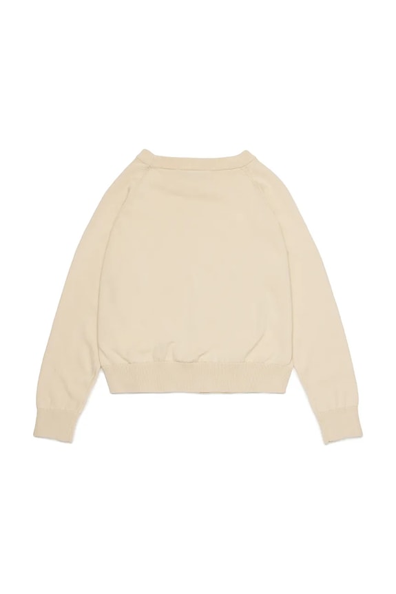 MAX&Co. sweter bawełniany dziecięcy MAXK24F KNITWEAR MX0295.MX00X beżowy SS26