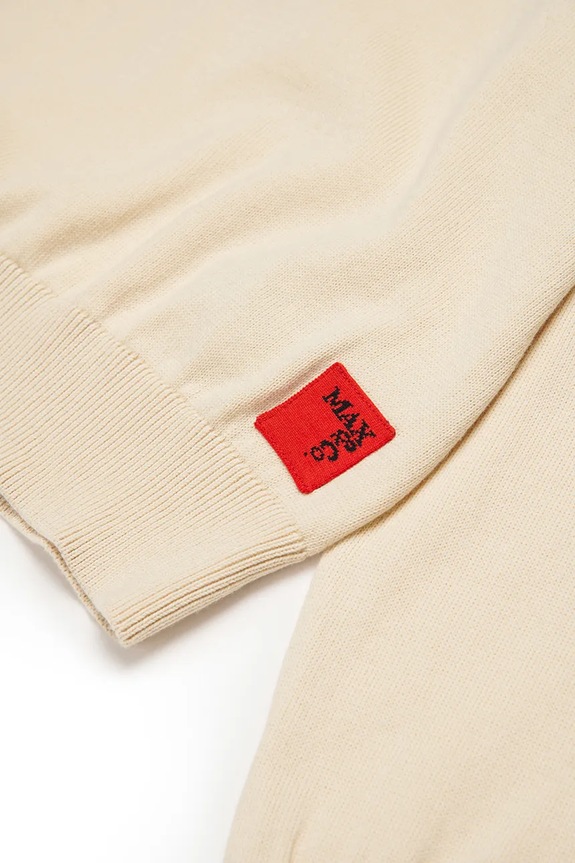 MAX&Co. sweter bawełniany dziecięcy MAXK24F KNITWEAR beżowy MX0295.MX00X
