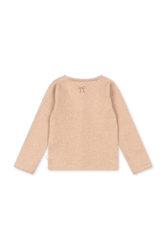 Dievča Detský sveter Konges Sløjd ROLI CARDIGAN KS105055.PPY2 béžová
