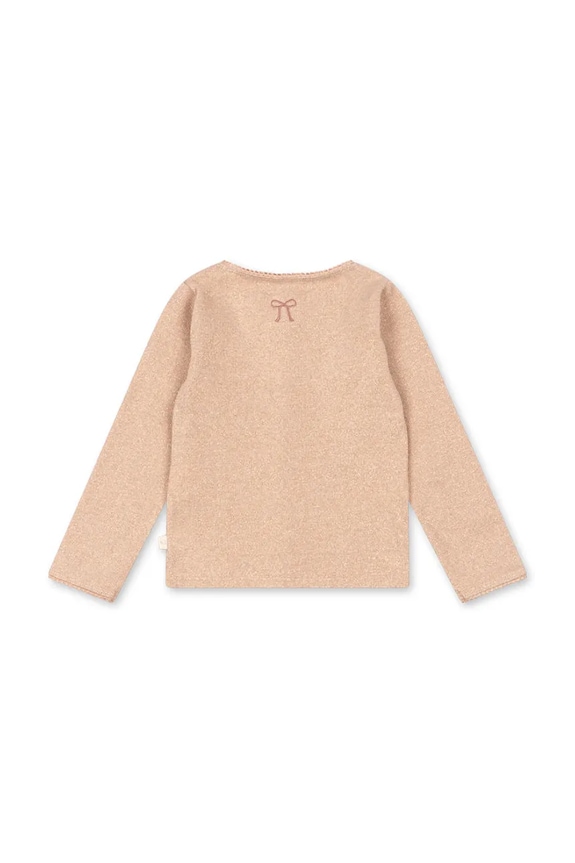 Dievča Detský sveter Konges Sløjd ROLI CARDIGAN KS105055.PPY2 béžová