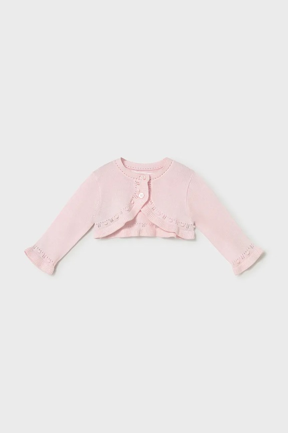 Mayoral Newborn cardigan bebe uni roz 318.2L.Newborn.PPY2
