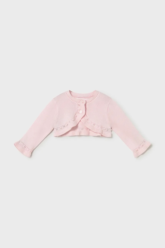 Mayoral Newborn cardigan bebe uni roz 318.2L.Newborn.PPY2