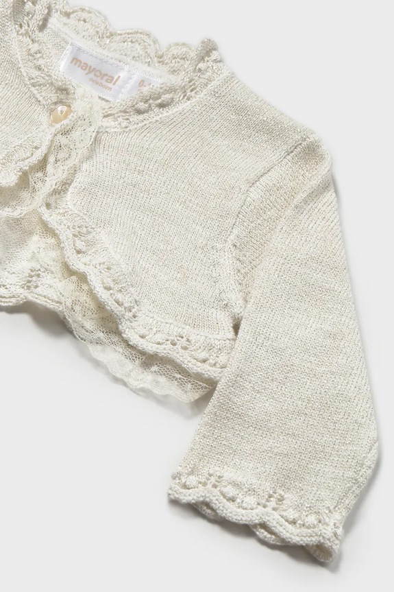 Djevojčice Kardigan za bebe Mayoral Newborn 1301.2M.Newborn.PPY2 bež
