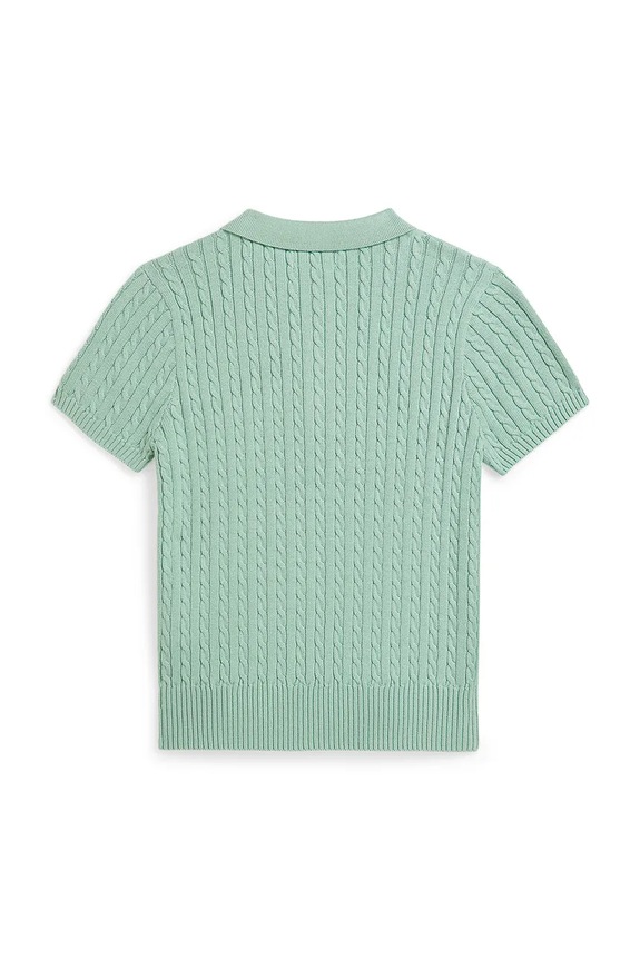 Polo Ralph Lauren tricou de bumbac pentru copii 313935002502 turcoaz SS26