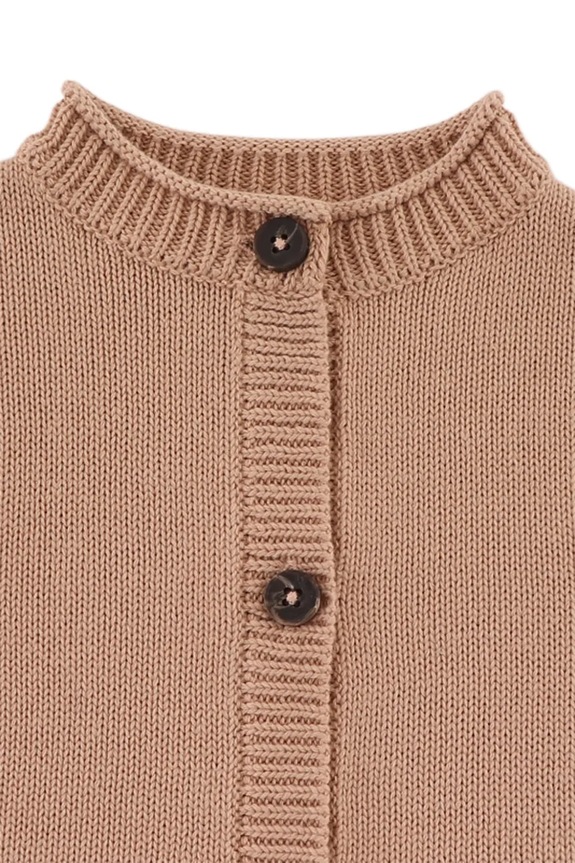Pamučni kardigan za bebe Donsje Danta Cardigan Fluffy Bunny narančasta 3047201