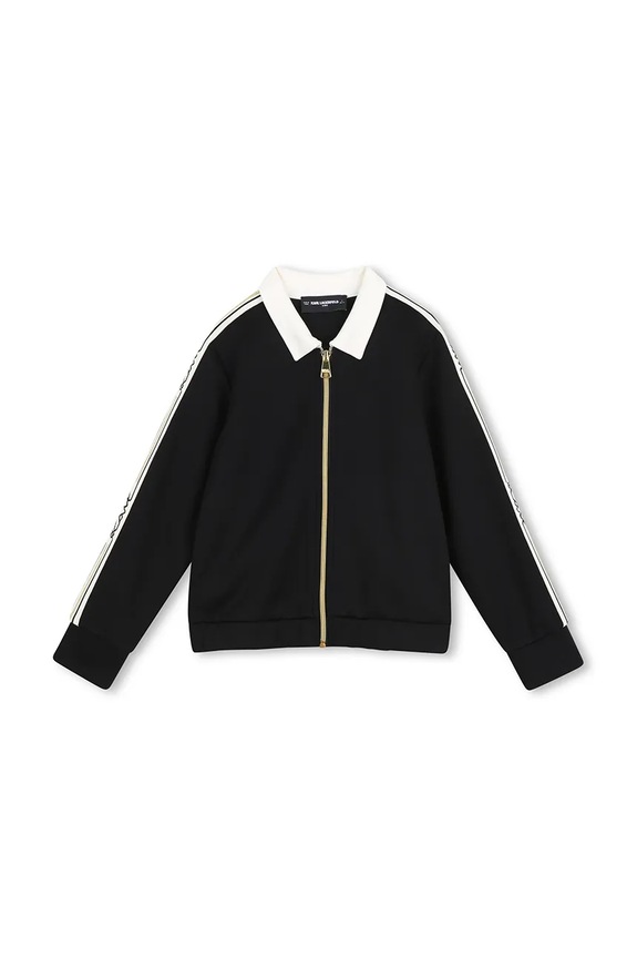 Detský sveter Karl Lagerfeld Z31132.114.150 čierna SS26